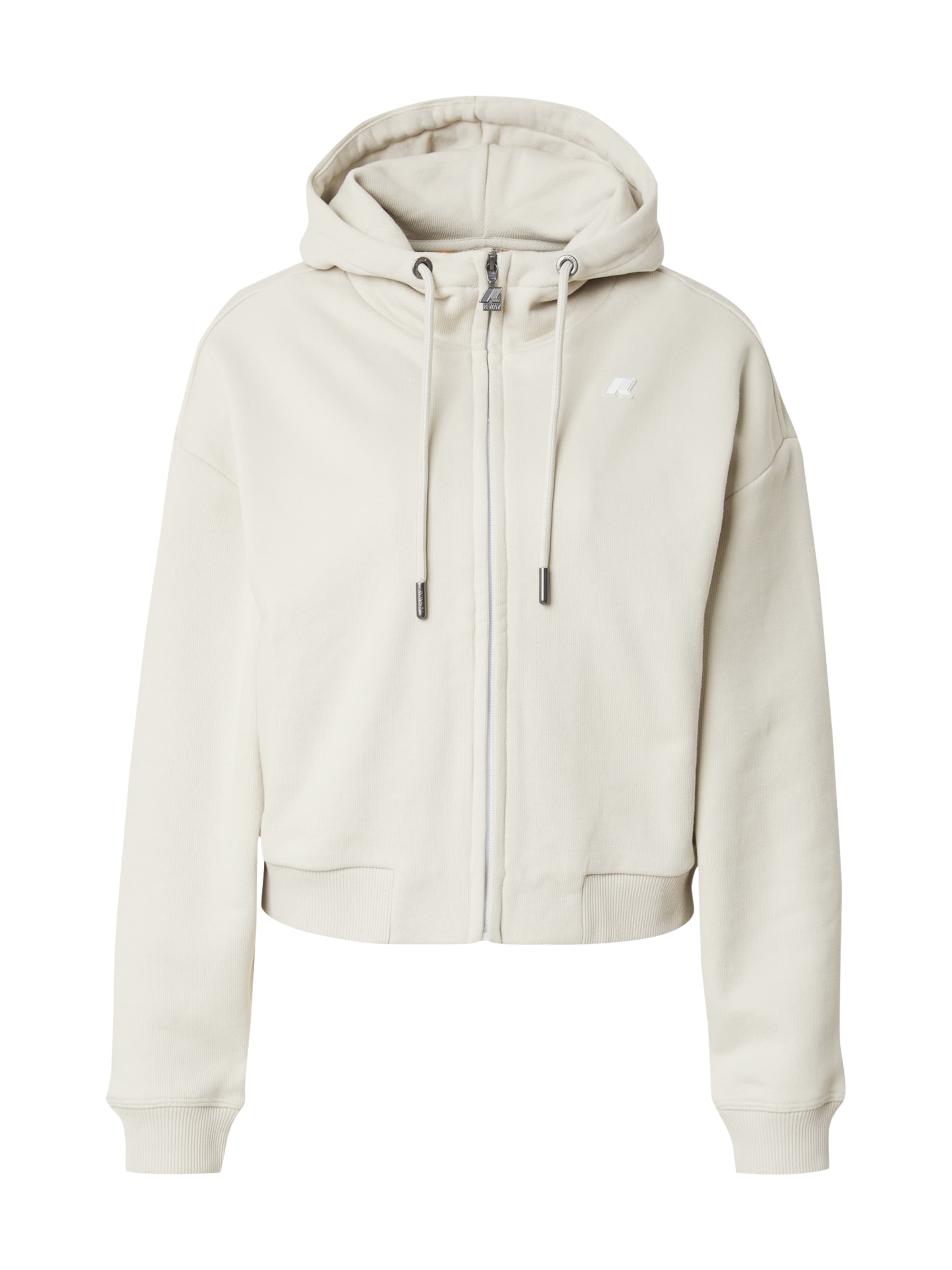 K-Way Tepláková bunda 'ARWEN' - Béžová: predná strana