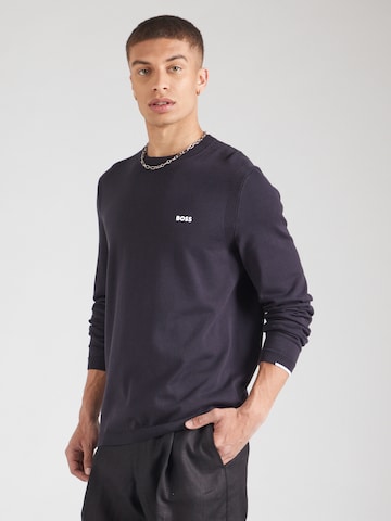 Pull-over 'K_Ever-X' BOSS en bleu : devant