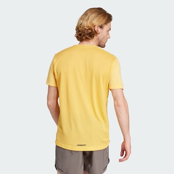 ADIDAS TERREX Performance Shirt 'Agravic' in Yellow
