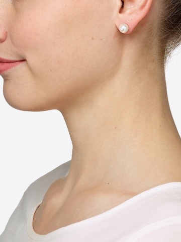 Heideman Earrings in White: front