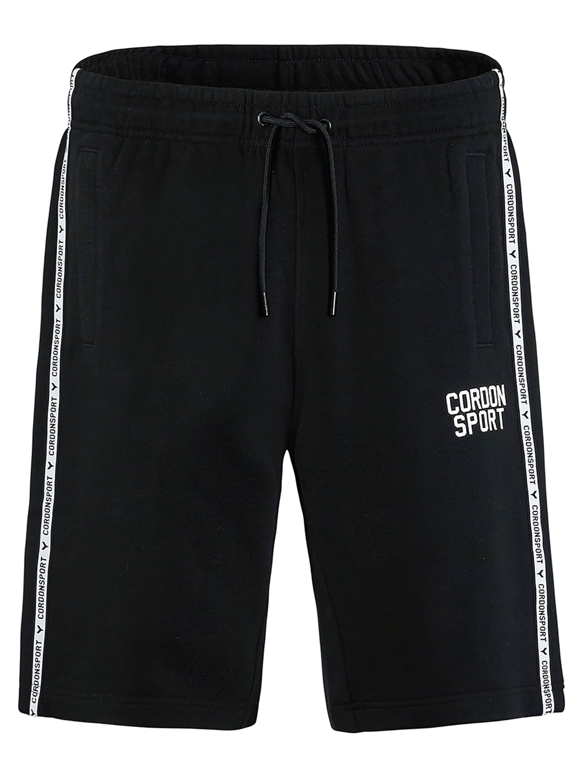 Cordon Sport Regular Workout Pants 'Icon Jogger' in Black: front