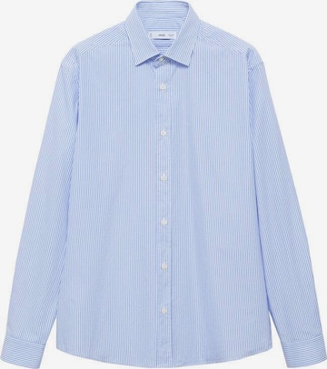 MANGO MAN Regular fit Button Up Shirt 'Playr' in Blue: front
