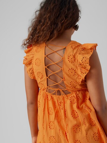 Vero Moda Maternity Mekko 'VMMNaima' värissä oranssi