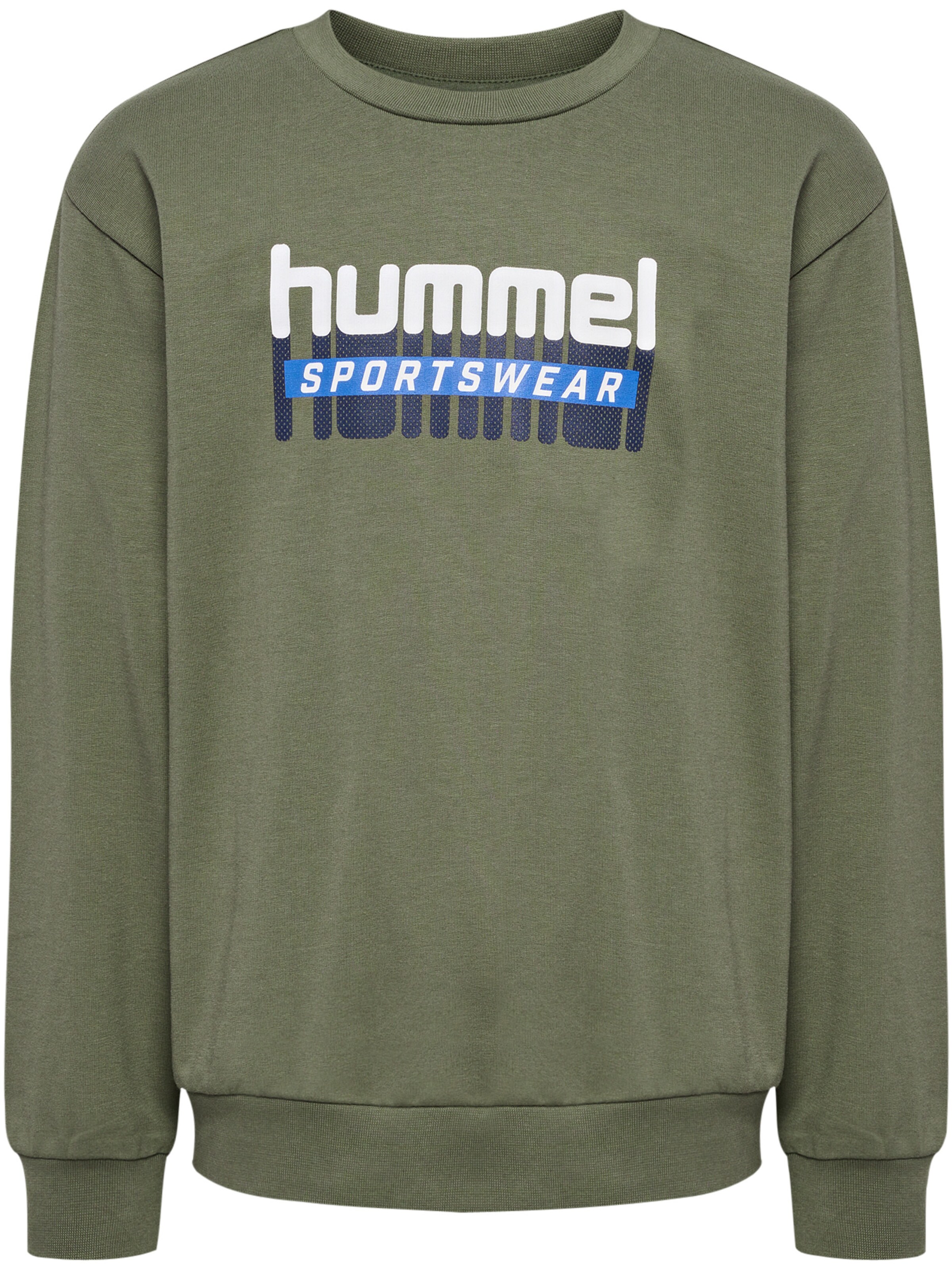Hummel Sweatshirt 'TUKAS' in Groen: voorkant