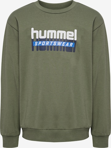Hummel Sweatshirt 'TUKAS' in Green: front