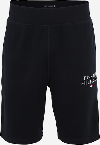 regular Pantaloncini da pigiama di TOMMY HILFIGER in blu: frontale