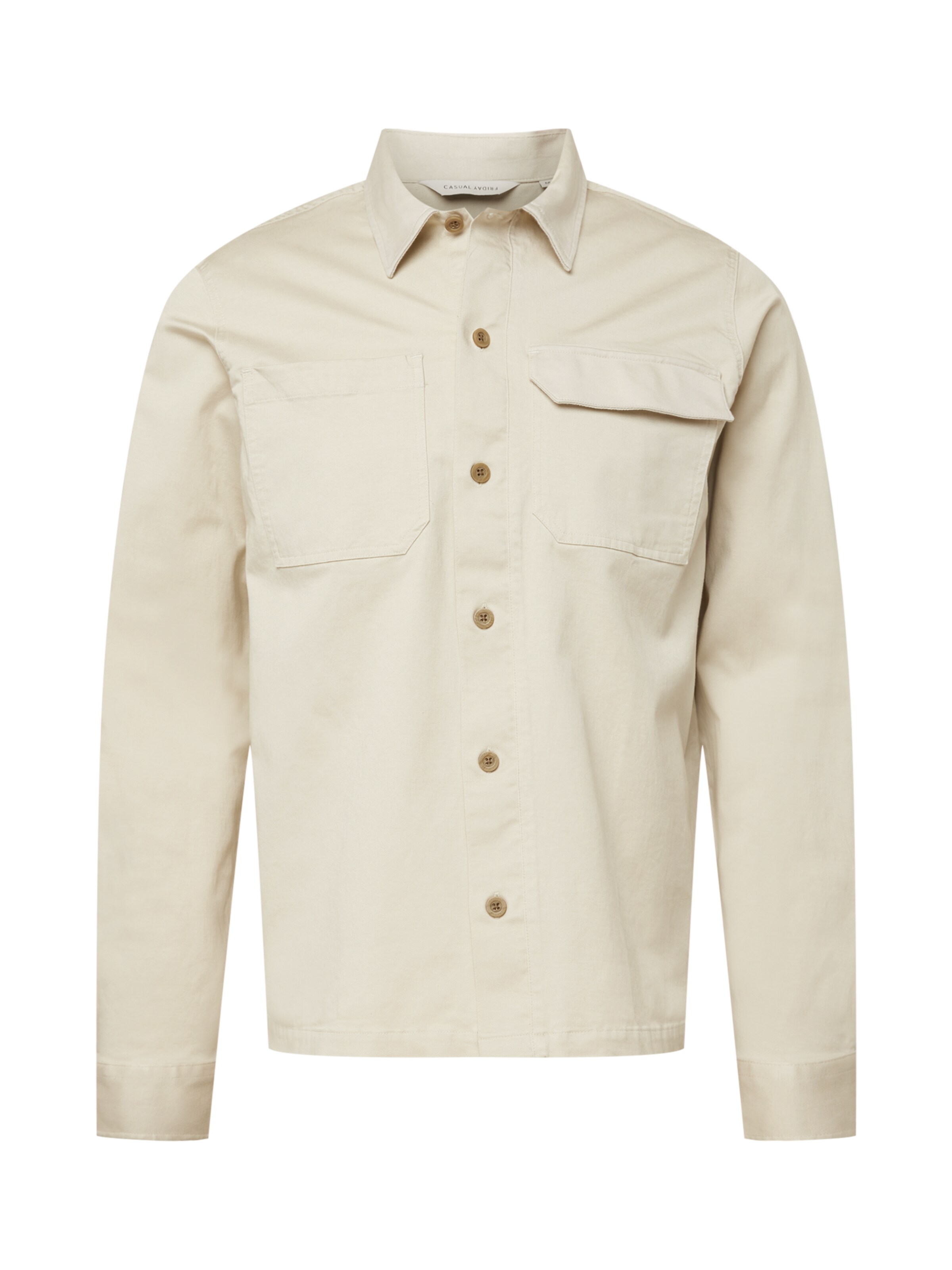 Men Button-up shirts | Casual Friday Button Up Shirt 'August' in Sand - CV19146