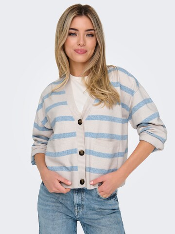 ONLY Knit cardigan 'ONLAma' in Beige: front