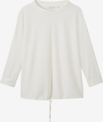 T-shirt Tom Tailor Women + en blanc : devant