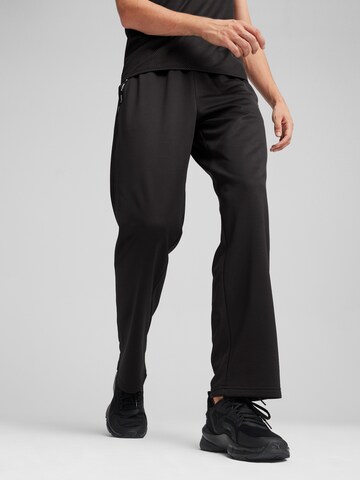 PUMA regular Παντελόνι φόρμας 'FIT' σε μαύρο: μπροστά