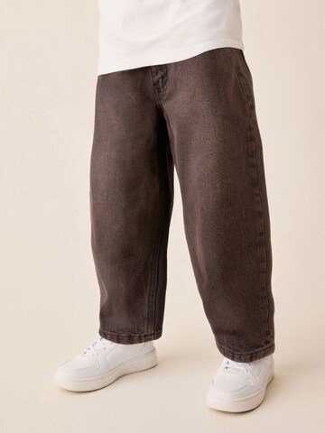 Next Barrel Jeans i brun: framsida