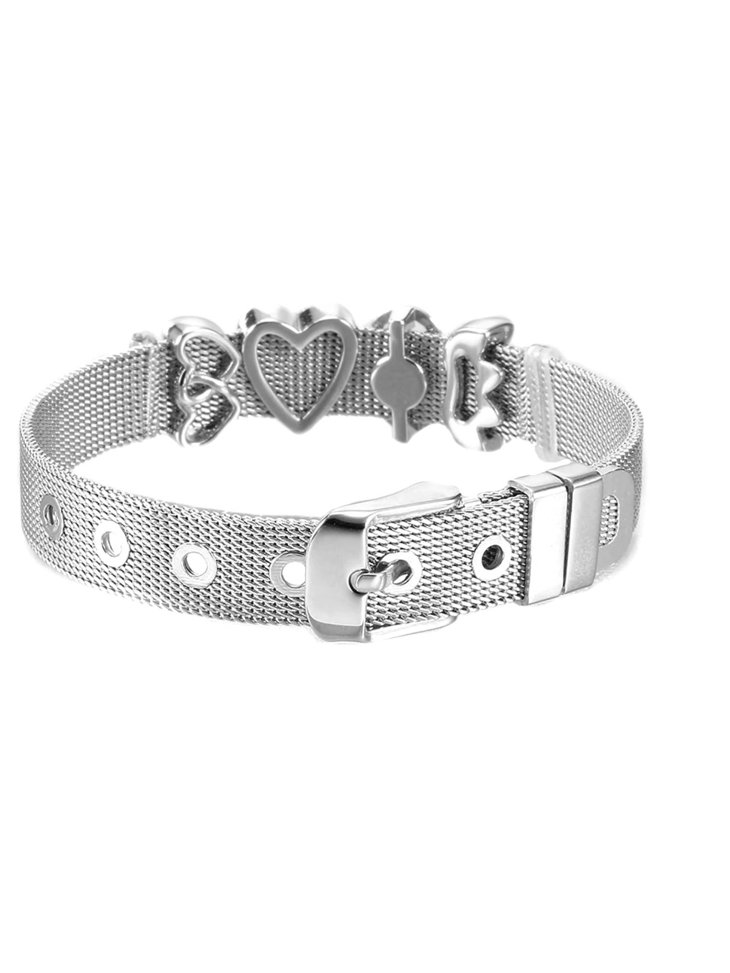 Bracelet 'Mesh' Heideman en argent