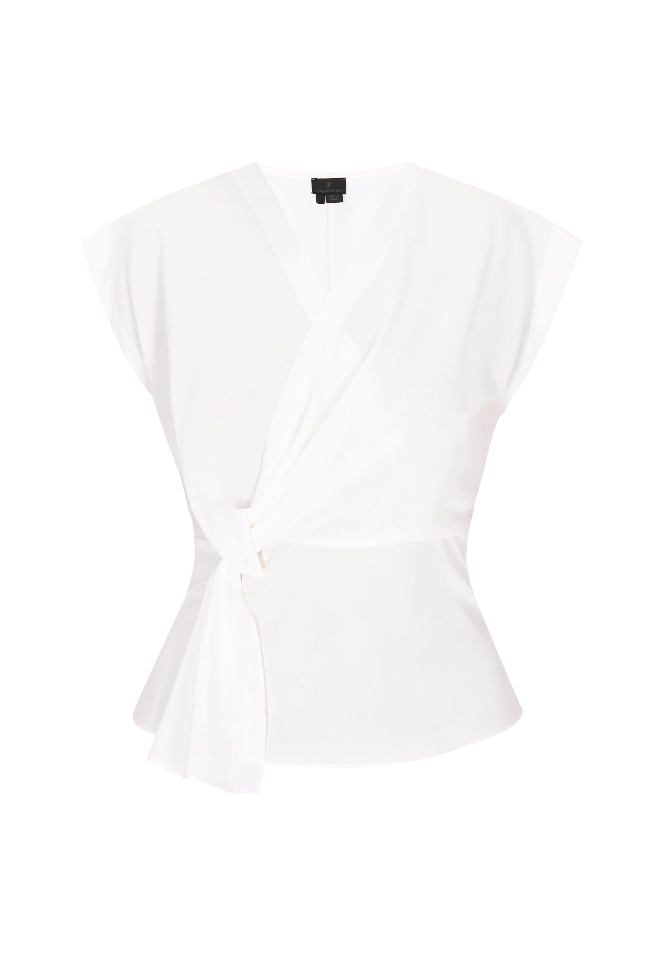DreiMaster Klassik Блуза в бяло: отпред