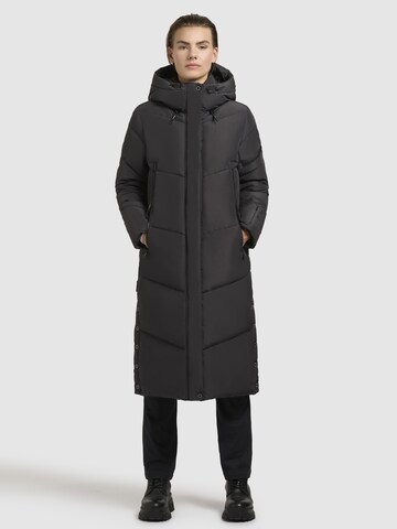 khujo Wintermantel 'Soonje6' in Schwarz
