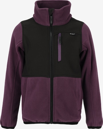 ZigZag Fleece Jacket 'Carson' in Purple: front