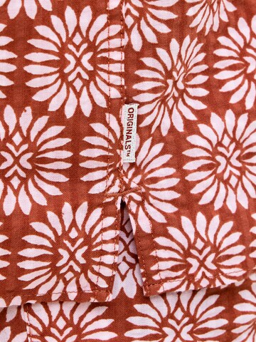 JACK & JONES Классический крой Рубашка 'JORSeersucker' в Коричневый