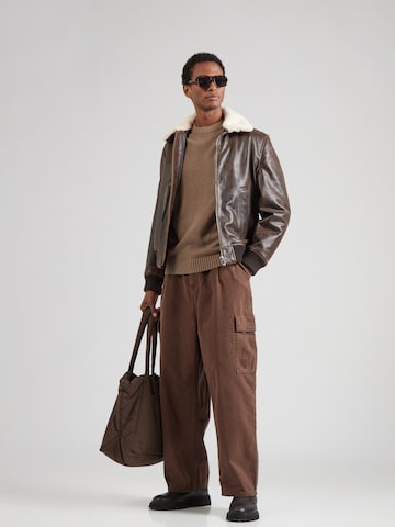 Pull-over 'Thorstein' Bruun & Stengade en marron