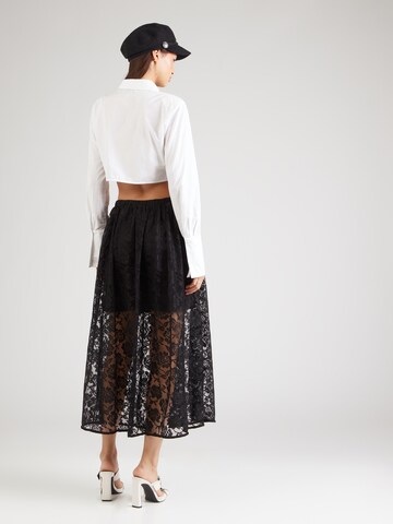 PIECES - Falda 'NAVI' en negro