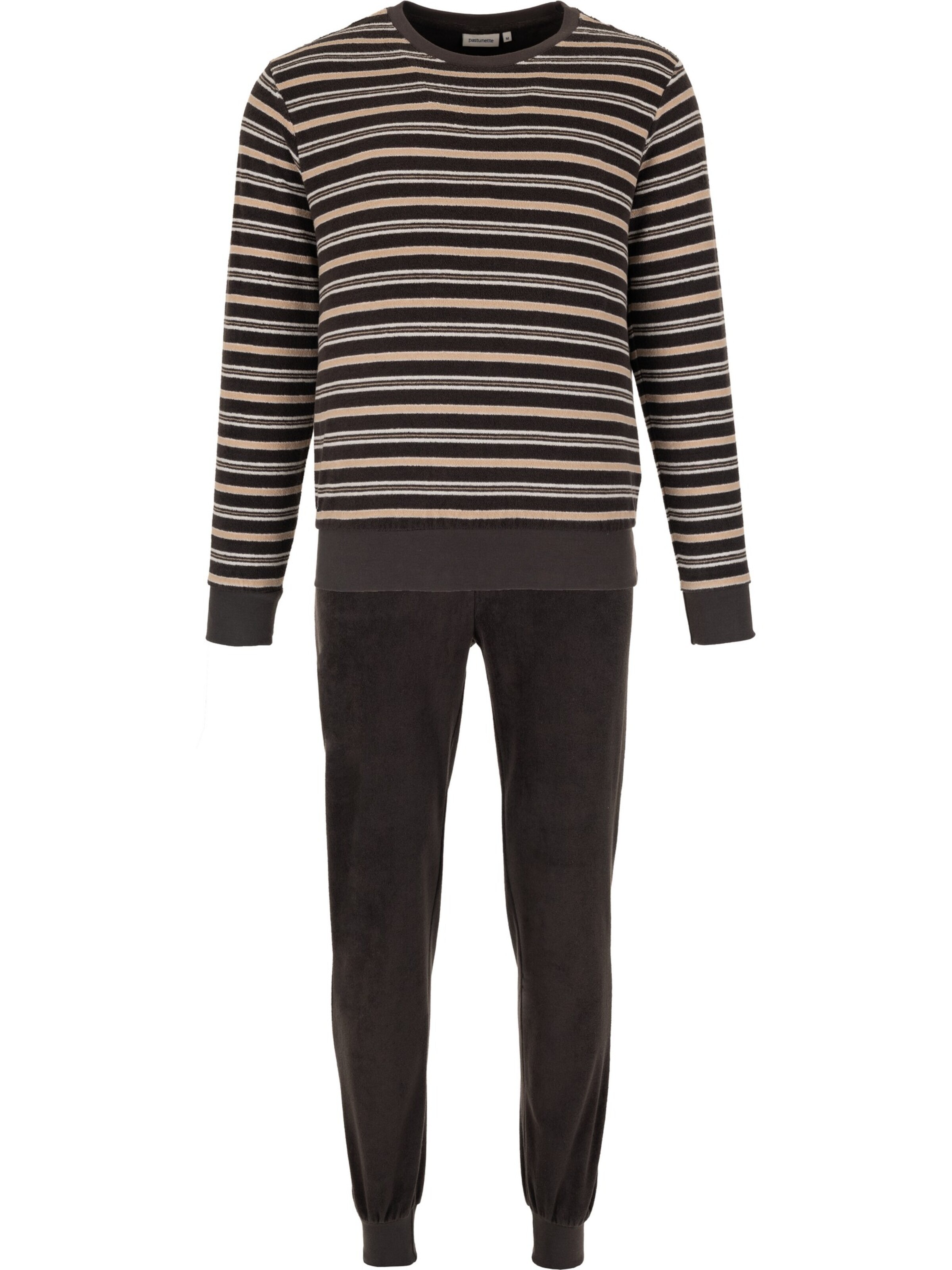 Pastunette Pyjama lang 'Urban Essence'‌‌‌‌‌ in Beige