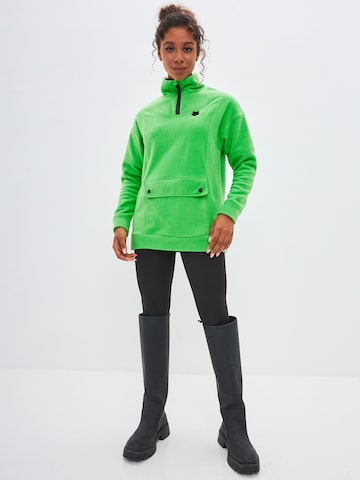 Veste en polaire 'Minimal cat embroidery' Cat e Lolette en vert