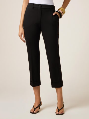Regular Pantalon oltre en noir