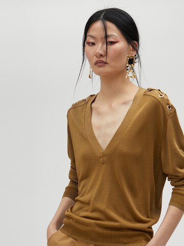 Lola Casademunt Sweater in Brown: front