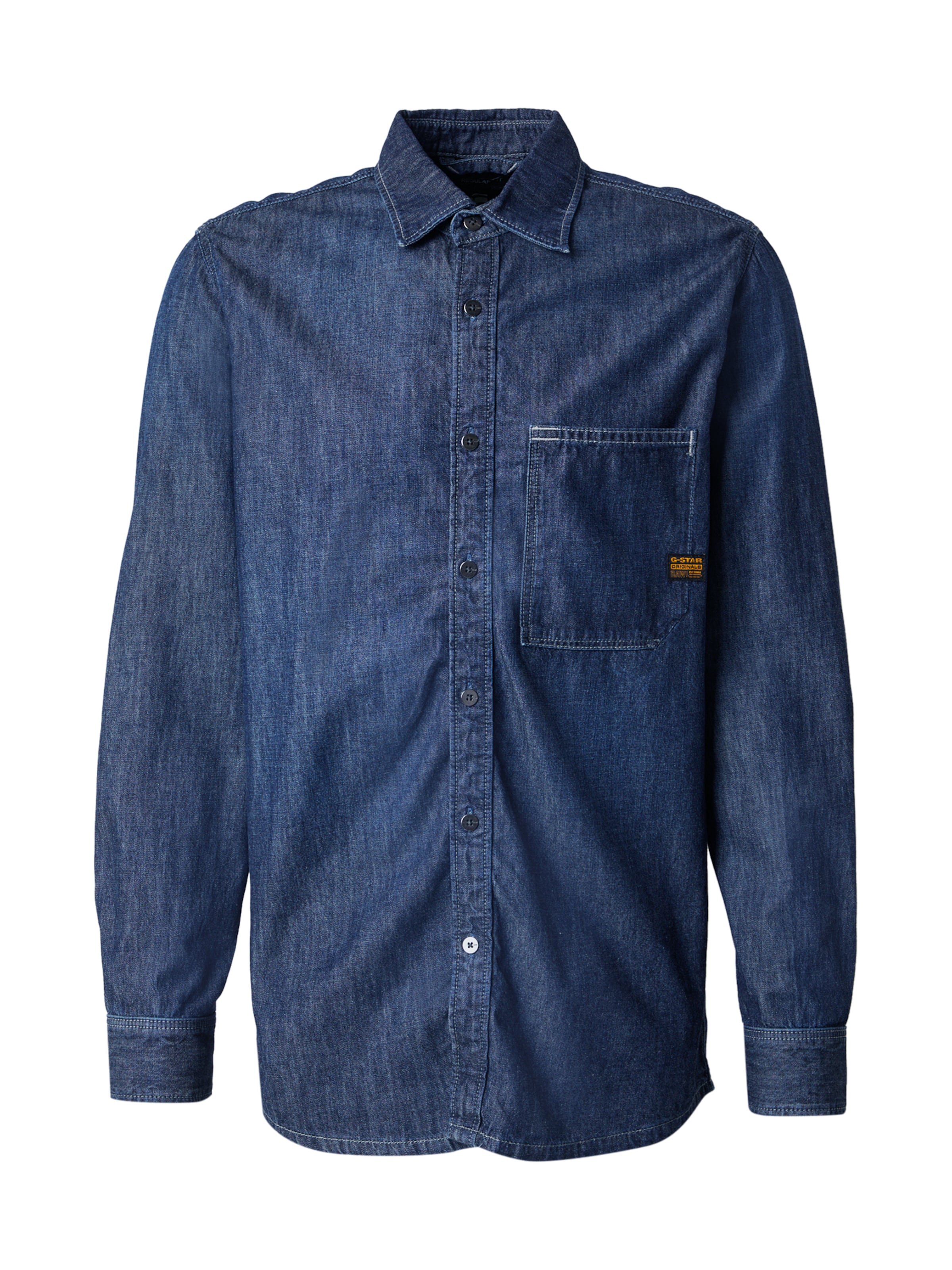 G-STAR Camisa en azul denim, Vista del producto