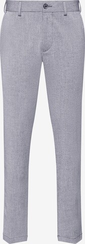 BOSS Slim fit Pleated Pants 'H-Kaiton' in Blue: front