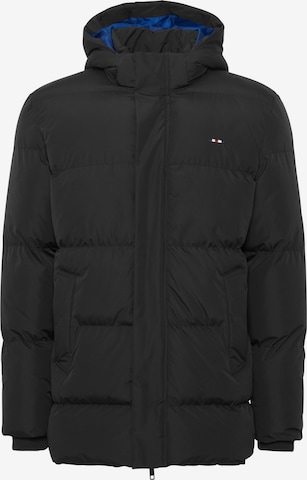 FQ1924 Winterjacke 'Hubert' in Schwarz: predná strana