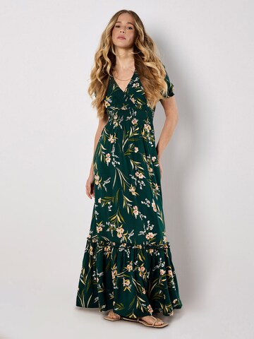 Apricot Summer dress in Green: front