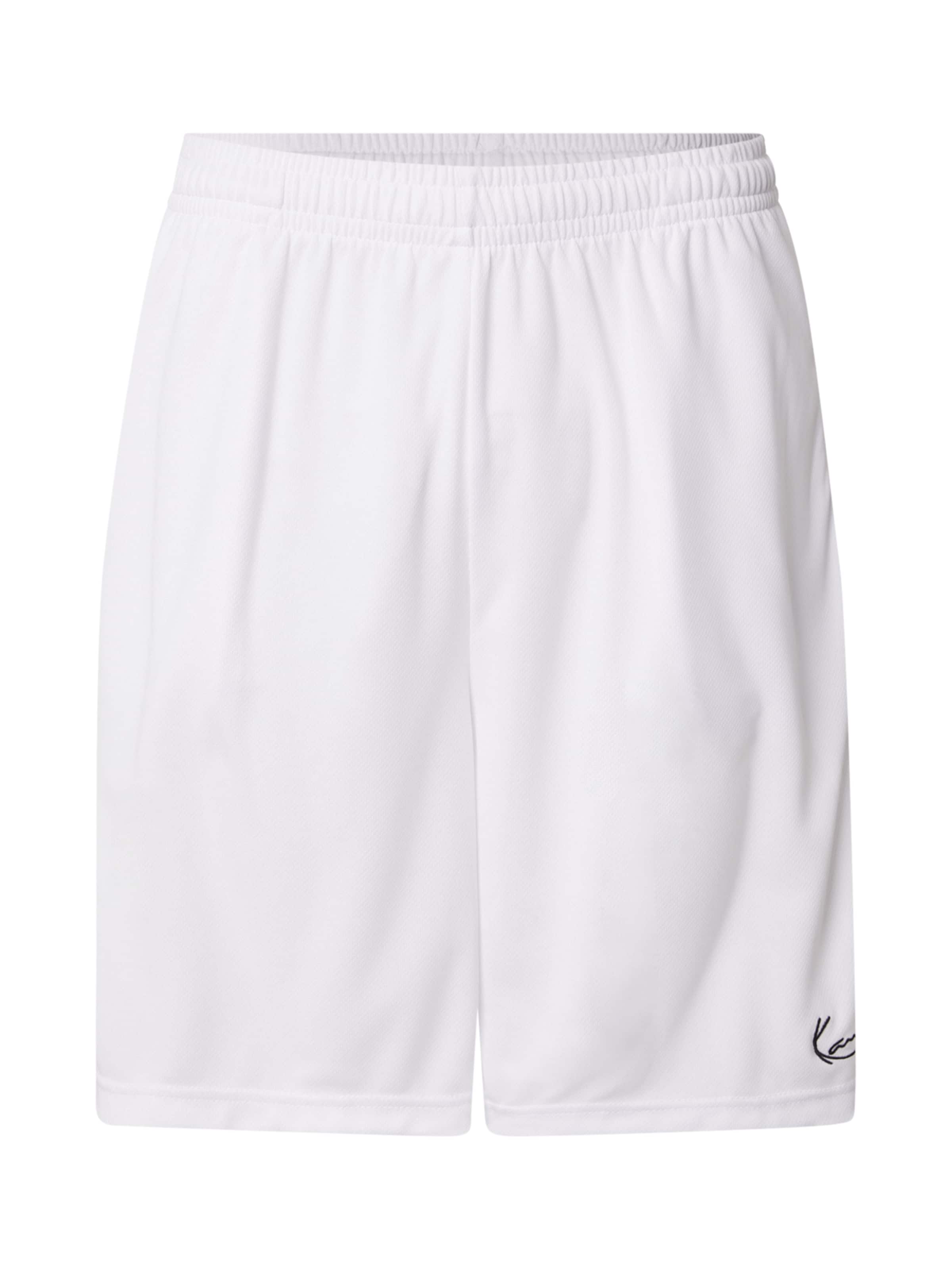 Karl Kani Loose fit Pants in White: front
