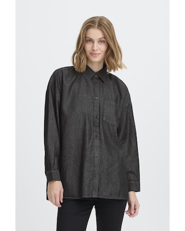 ICHI Shirt in Black: front