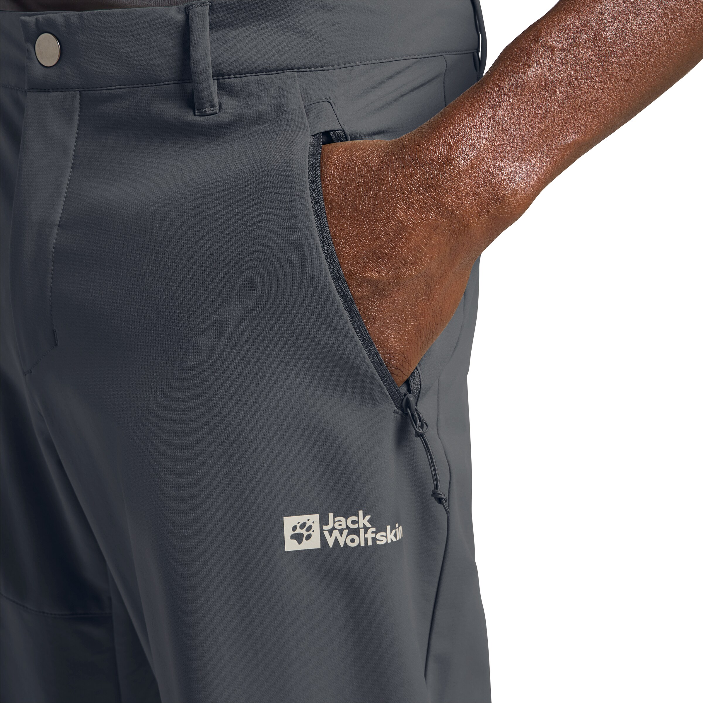 JACK WOLFSKIN Regular Outdoor Pants in Blue