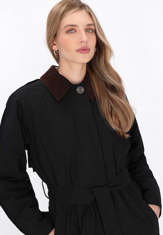 Manteau mi-saison 'Vintage' DreiMaster Vintage en noir