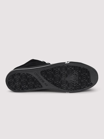 Ombre Sneakers hoog in Zwart