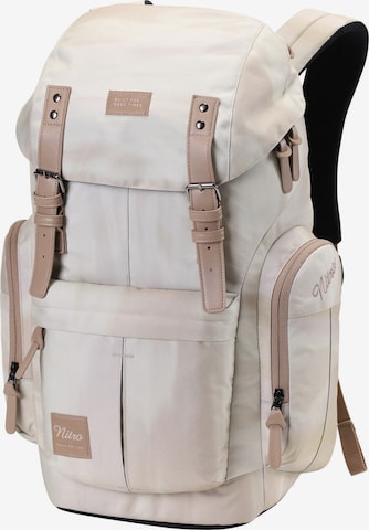 NITRO Backpack in Beige: front