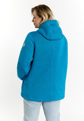 Schmuddelwedda Fleece jas in Blauw