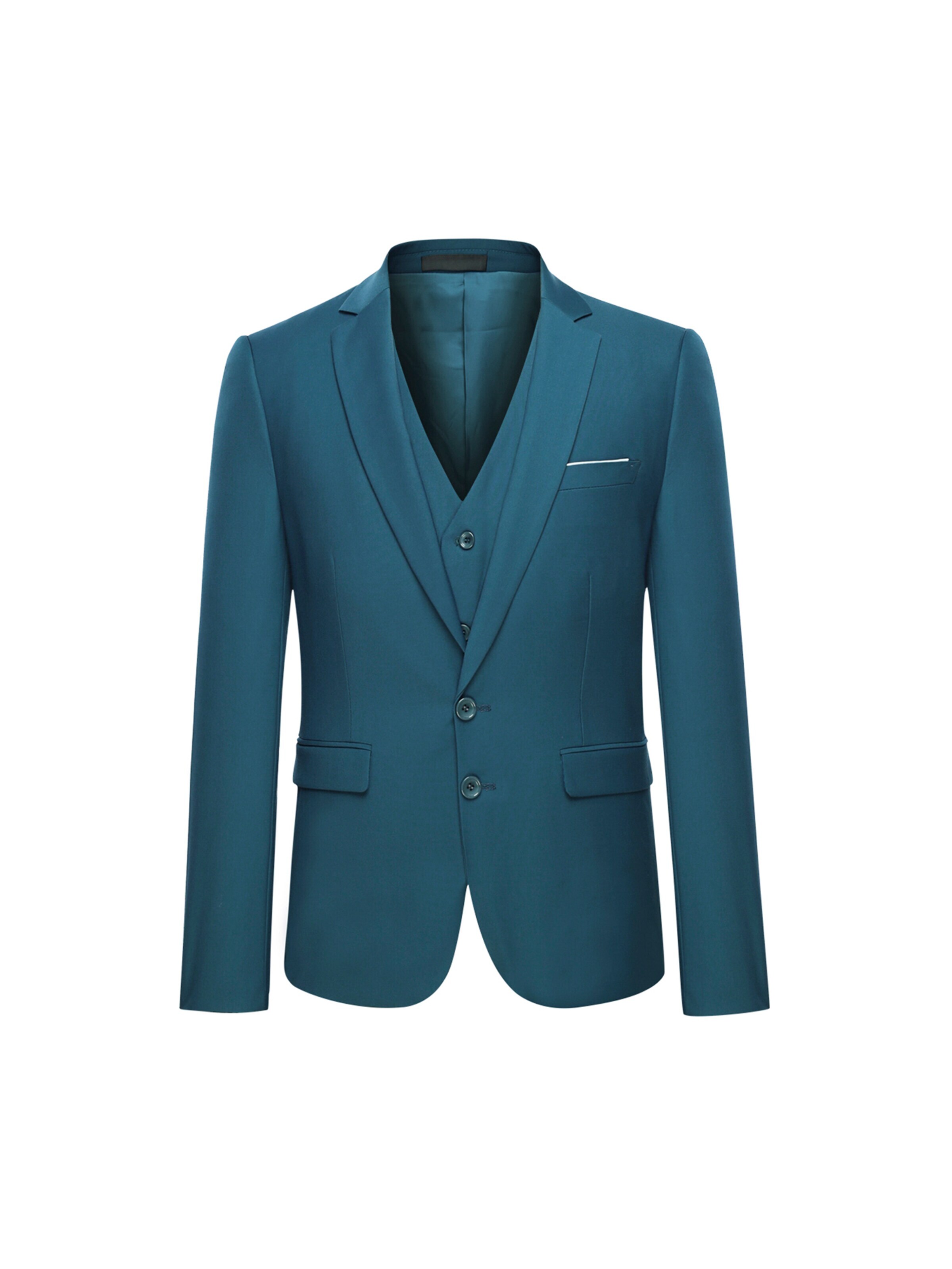 YOUTHUP Slim fit Suit 'Schlicht' in Blue