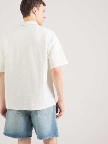 Pegador - Ajuste confortable Camisa 'LIBCO' en gris