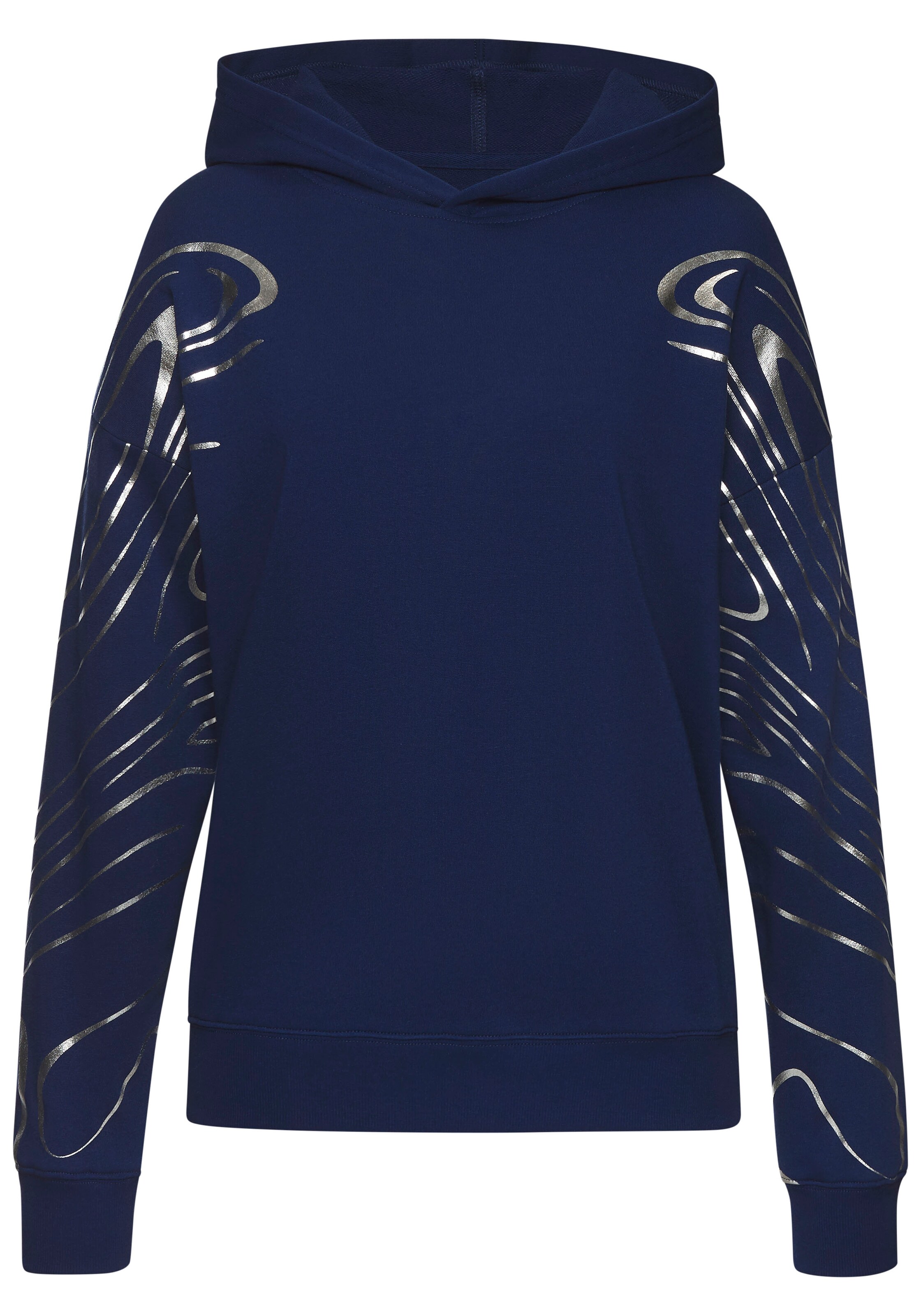 LASCANA ACTIVE Sweatshirt in Blue: front