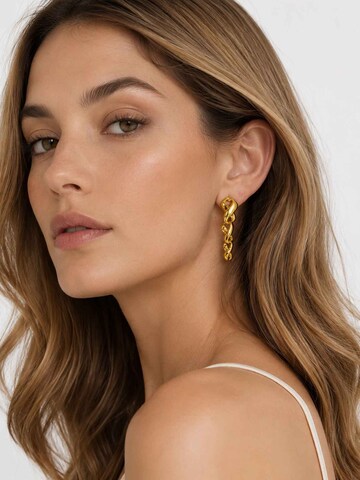 RteRme Earrings 'Orla Earrings' in Gold: front