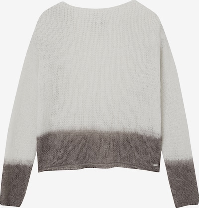 Pull&Bear Pullover i mudderfarvet / lysegrå, Produktvisning