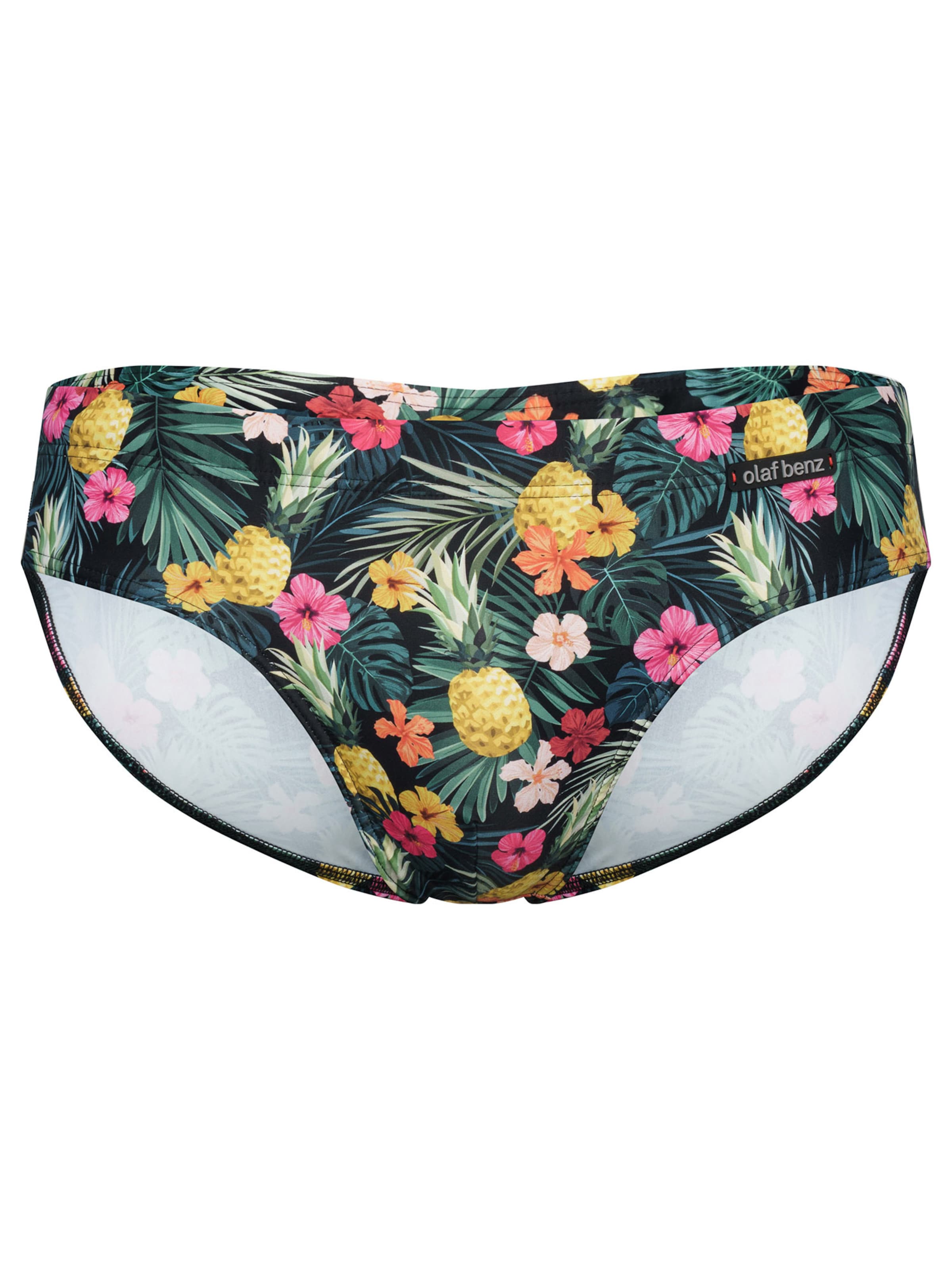 Olaf Benz Bathing trunks ' BLU2553 Beachbrief ' in Green: front