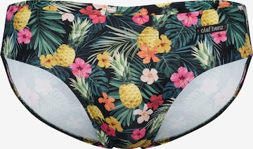 Olaf Benz Bathing trunks ' BLU2553 Beachbrief ' in Green: front