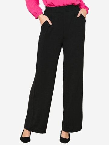 LolaLiza Wide leg Trousers in Black: front