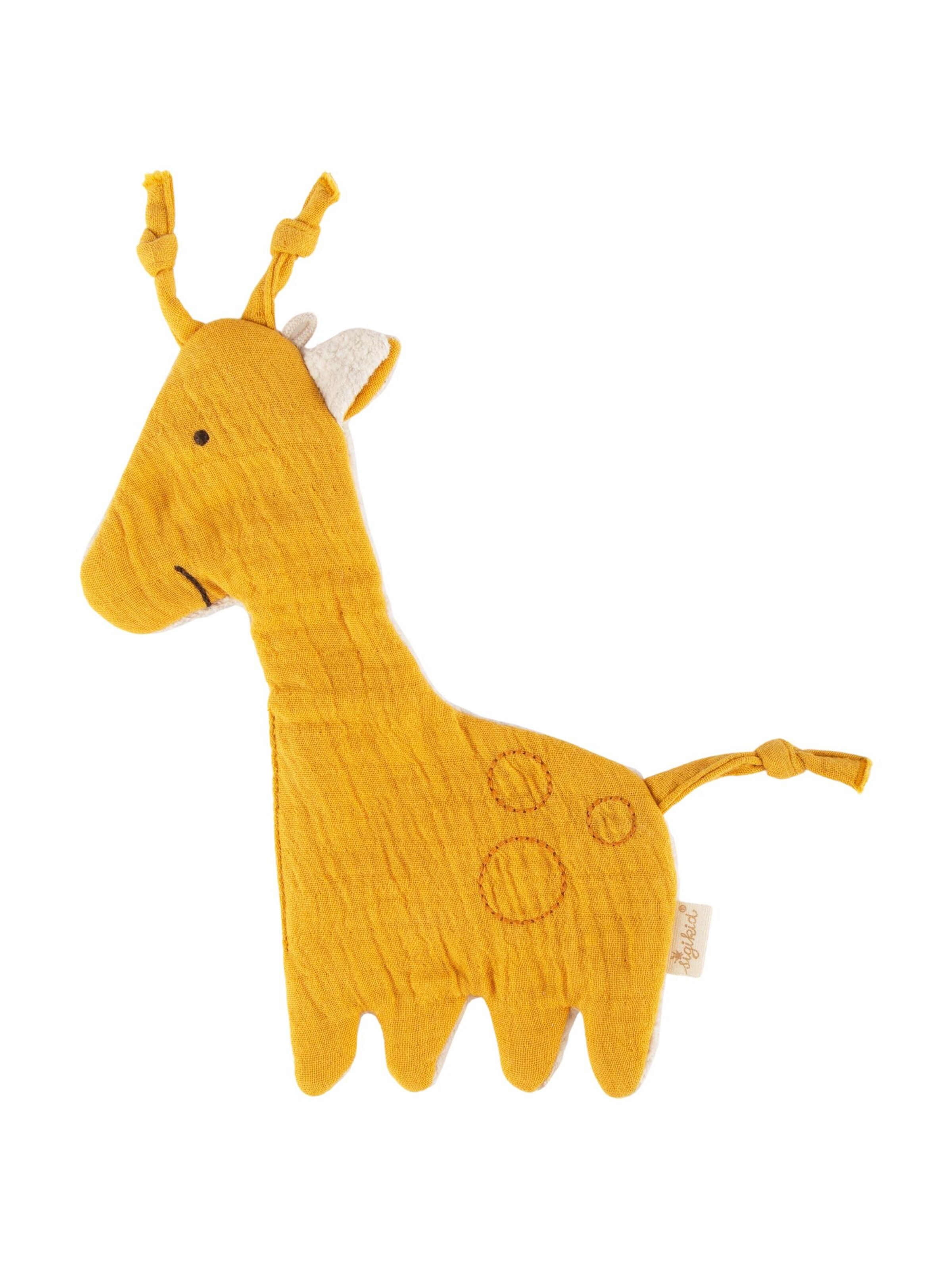 SIGIKID Kuscheltiere 'Knistertuch Giraffe sigibaby'‌‌‌‌‌‌‌‌ in Gelb: Vorderseite