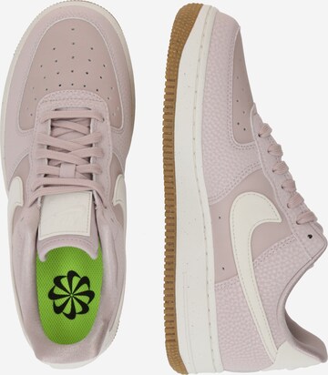 Nike Sportswear Platform trainers 'Air Force 1 '07 Next Nature' in Purple