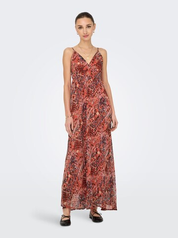 ONLY - Vestido de verano 'ONLVikki' en rojo: frente