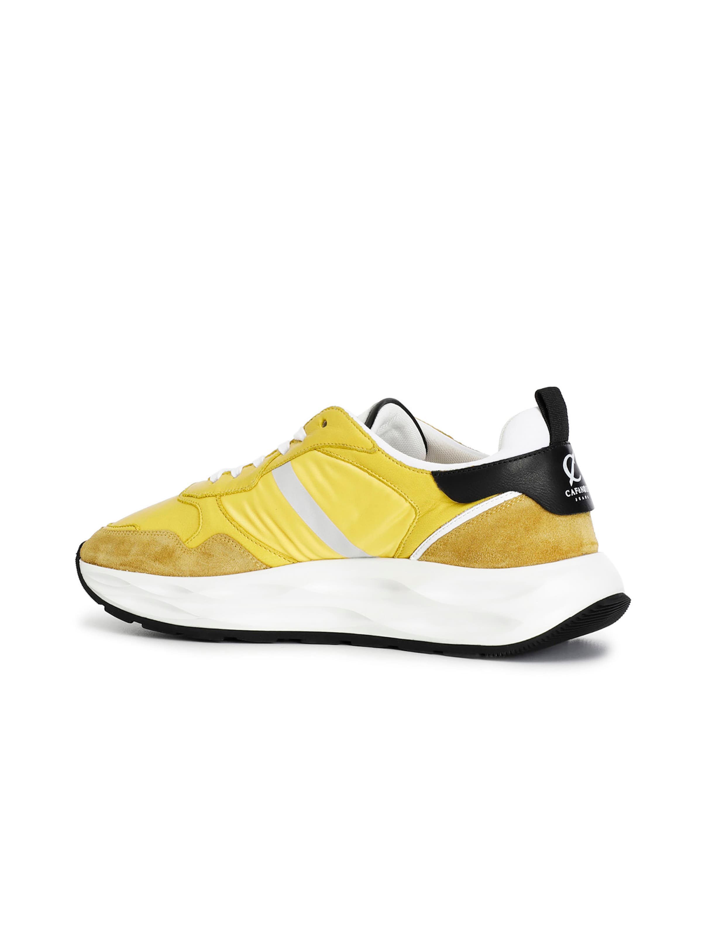 CAFè NOIR Sneakers laag in Geel: voorkant