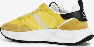 CAFè NOIR Platform trainers in Yellow: front